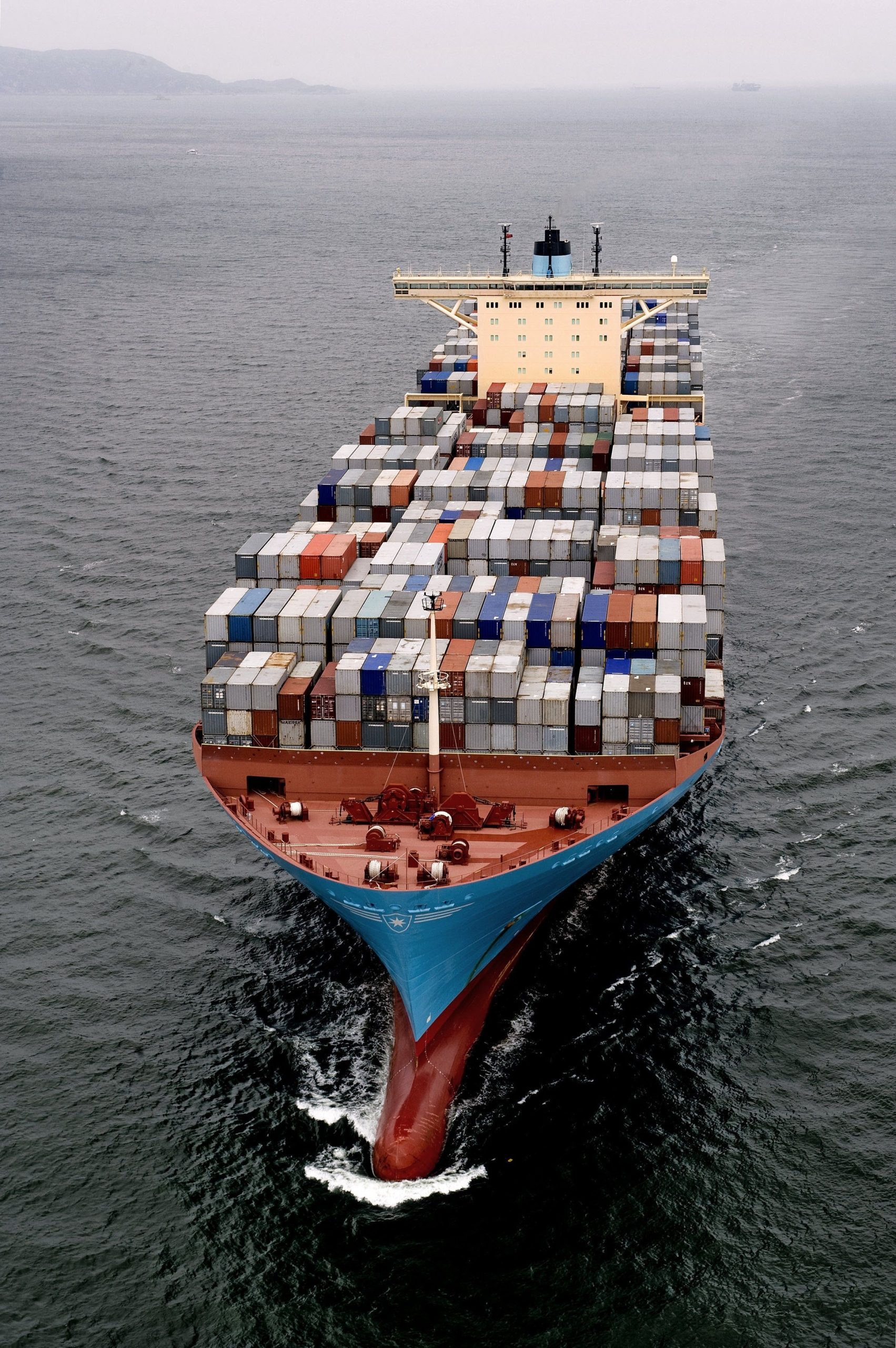 Container cargo at port